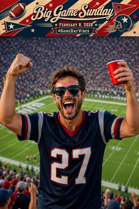 Game day bar overlay sample